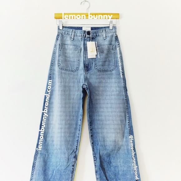 Dôen Newport Jean in Albion Wash Blue Denim Size 25 Brand New NWT